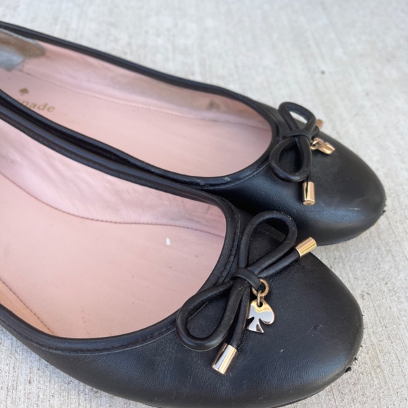 Kate Spade Black Ballet Bow flats - Picture 4 of 5